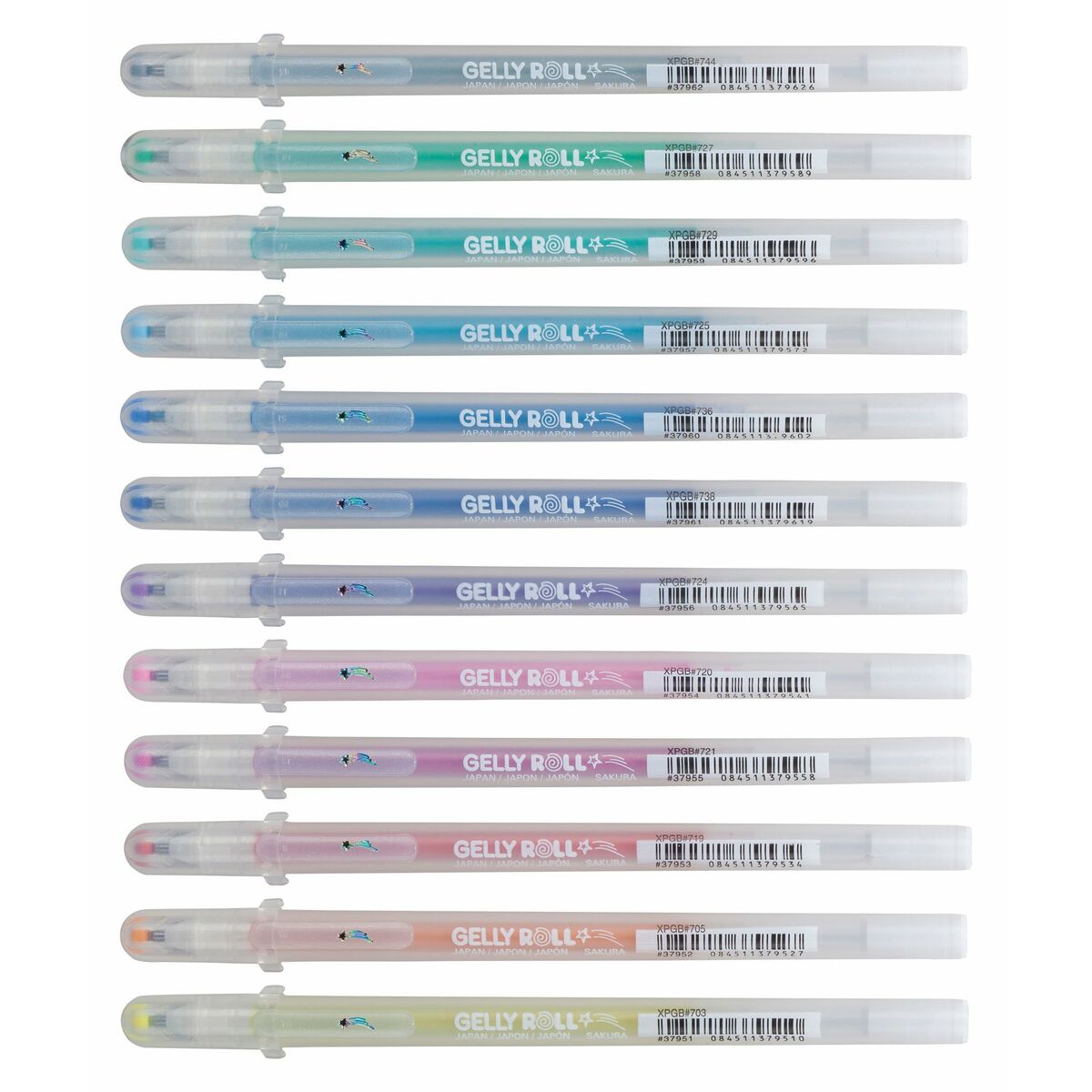 Set de Pixuri Talens Sakura Stardust Glitter 12 Piese